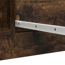 vidaXL füstölt tölgy szerelt fa tálalószekrény fiókos 100,5x35x76 cm