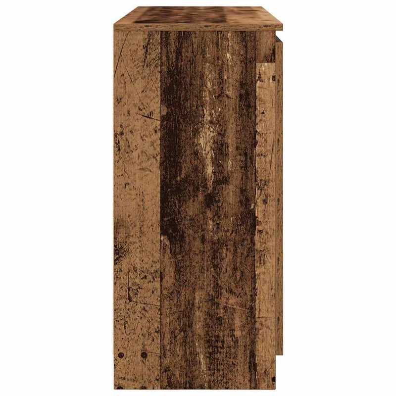 vidaXL antik fa szerelt fa tálalószekrény fiókos 100,5x35x76 cm