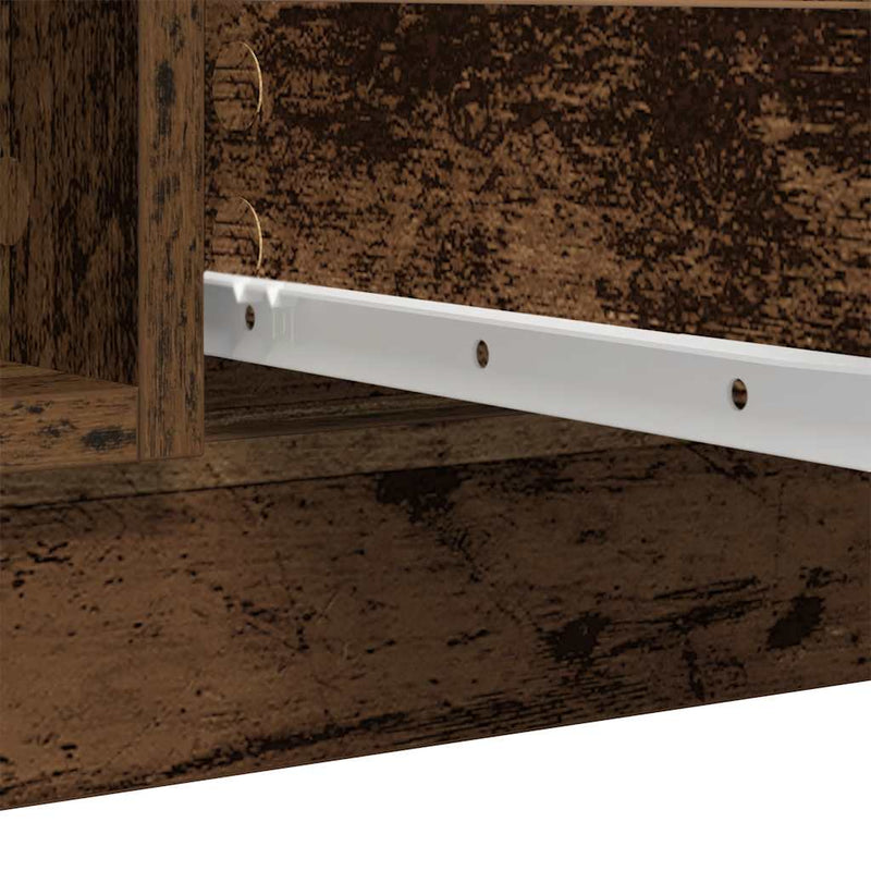 vidaXL antik fa szerelt fa tálalószekrény fiókos 100,5x35x76 cm