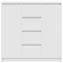 vidaXL fehér szerelt fa tálalószekrény fiókos 100,5x35x98,5 cm