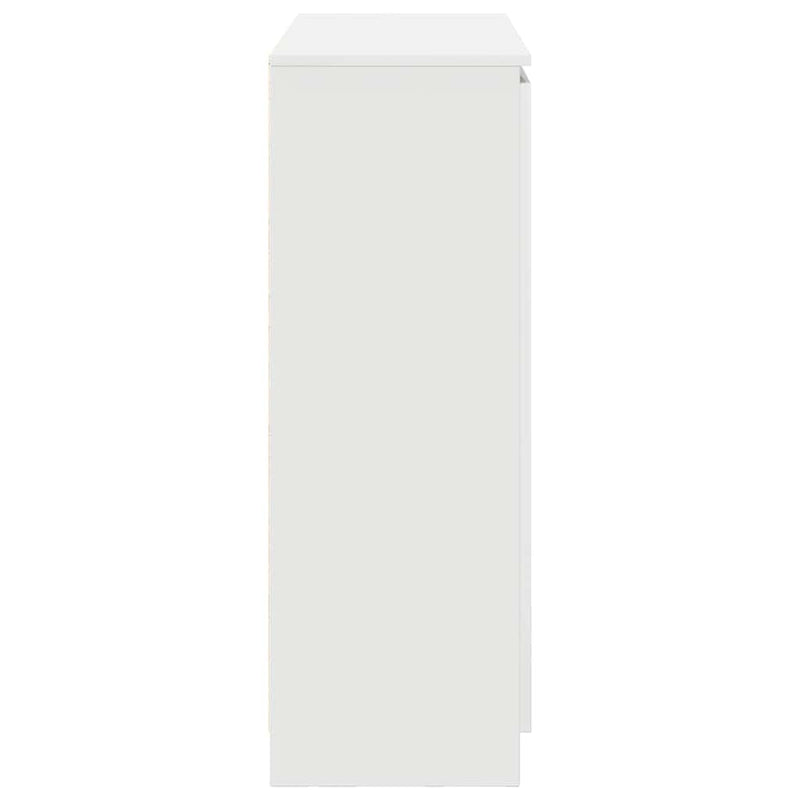 vidaXL fehér szerelt fa tálalószekrény fiókos 100,5x35x98,5 cm