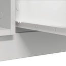 vidaXL fehér szerelt fa tálalószekrény fiókos 100,5x35x98,5 cm