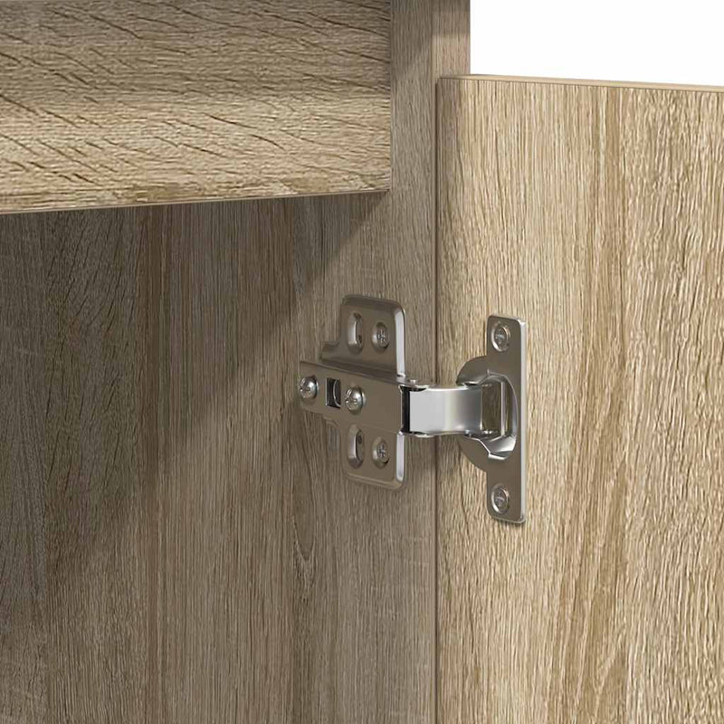 vidaXL sonoma tölgy szerelt fa tálalószekrény fiókos 100,5x35x98,5 cm