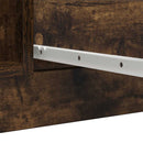 vidaXL füstölt tölgy szerelt fa tálalószekrény fiókos 100,5x35x98,5 cm