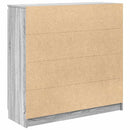 vidaXL szürke sonoma szerelt fa tálalószekrény fiókos 100,5x35x98,5 cm