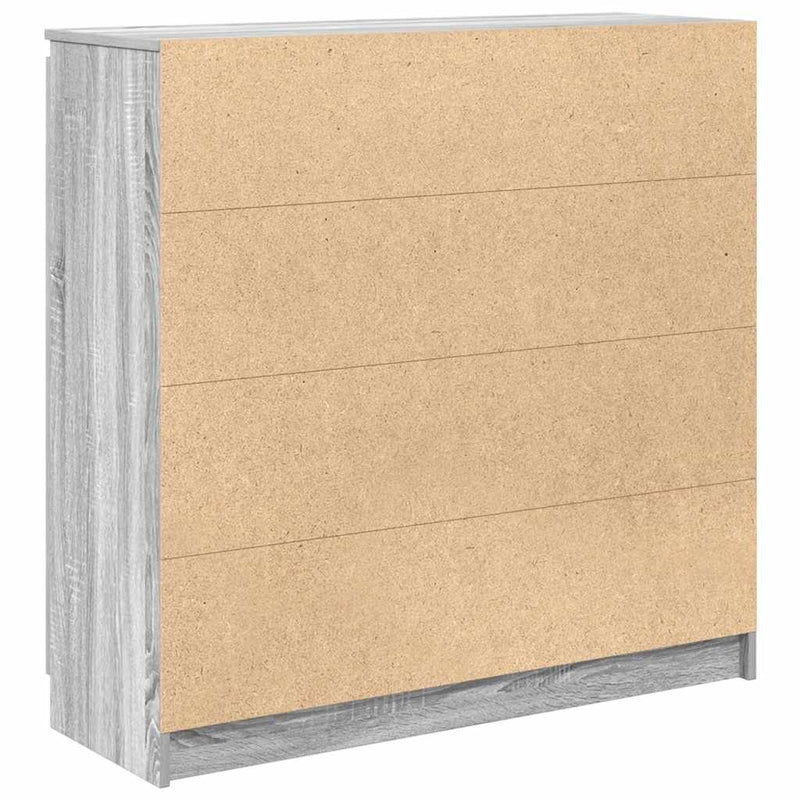 vidaXL szürke sonoma szerelt fa tálalószekrény fiókos 100,5x35x98,5 cm