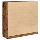 vidaXL antik fa szerelt fa tálalószekrény fiókos 100,5x35x98,5 cm