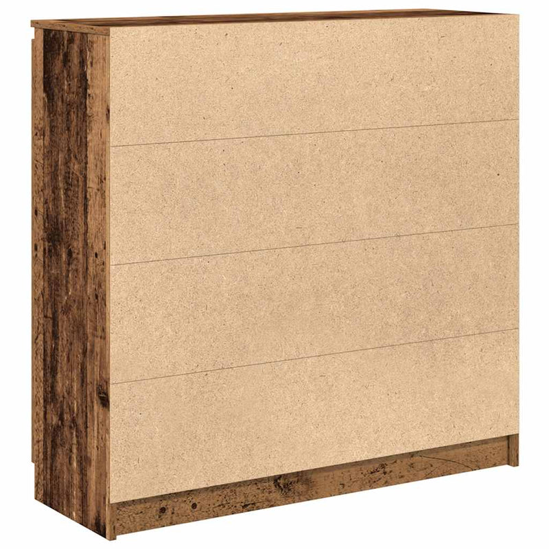 vidaXL antik fa szerelt fa tálalószekrény fiókos 100,5x35x98,5 cm