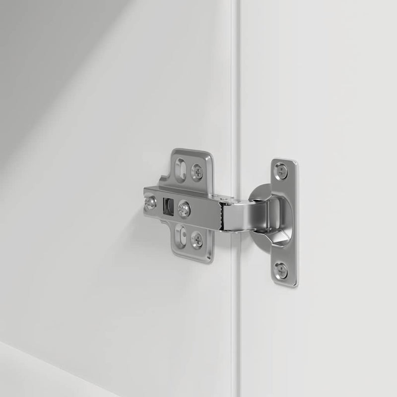 vidaXL fehér szerelt fa magasszekrény 50x35x180 cm