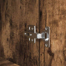 vidaXL füstös tölgy színű szerelt fa magasszekrény 50x35x180 cm