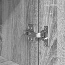 vidaXL szürke sonoma szerelt fa magasszekrény 50x35x180 cm