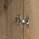 vidaXL kézműves tölgy színű szerelt fa magasszekrény 50x35x180 cm