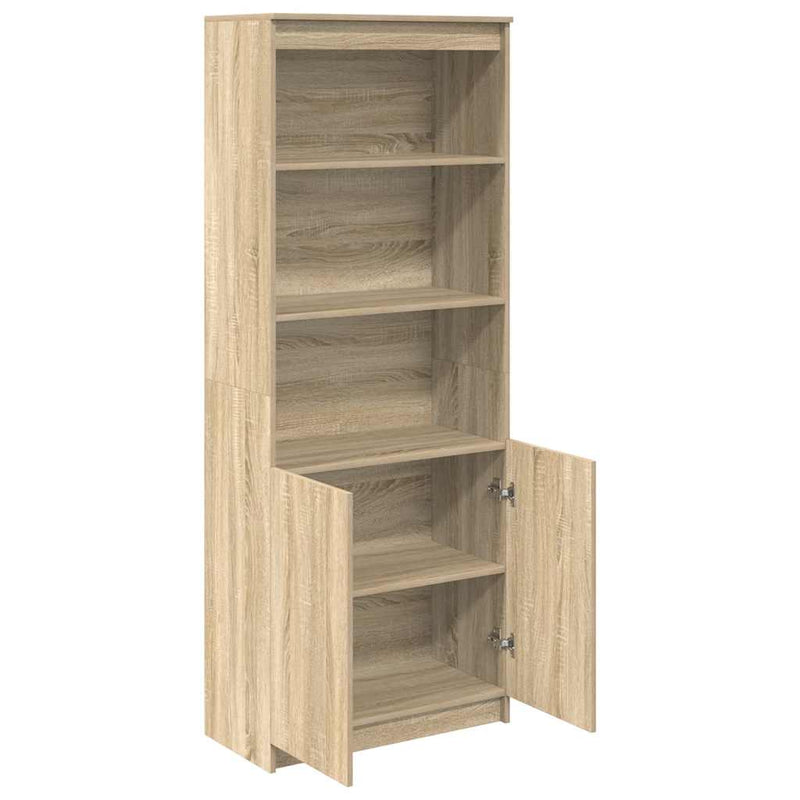 vidaXL sonoma tölgy színű szerelt fa magasszekrény 70 x 35 x 180