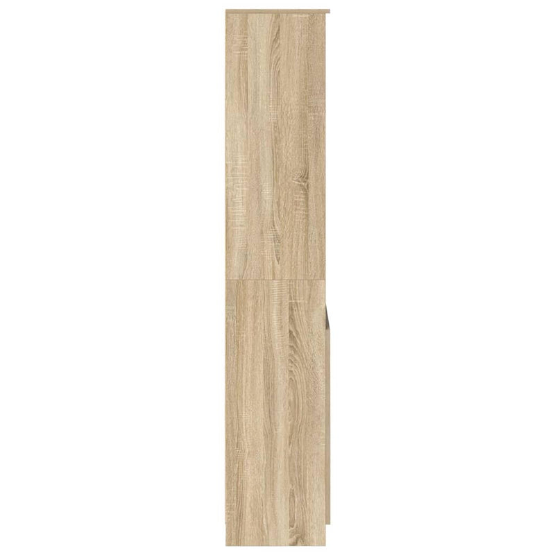 vidaXL sonoma tölgy színű szerelt fa magasszekrény 70 x 35 x 180