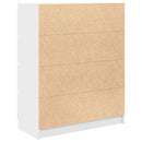 vidaXL fehér szerelt fa tálalószekrény 80x35x99 cm