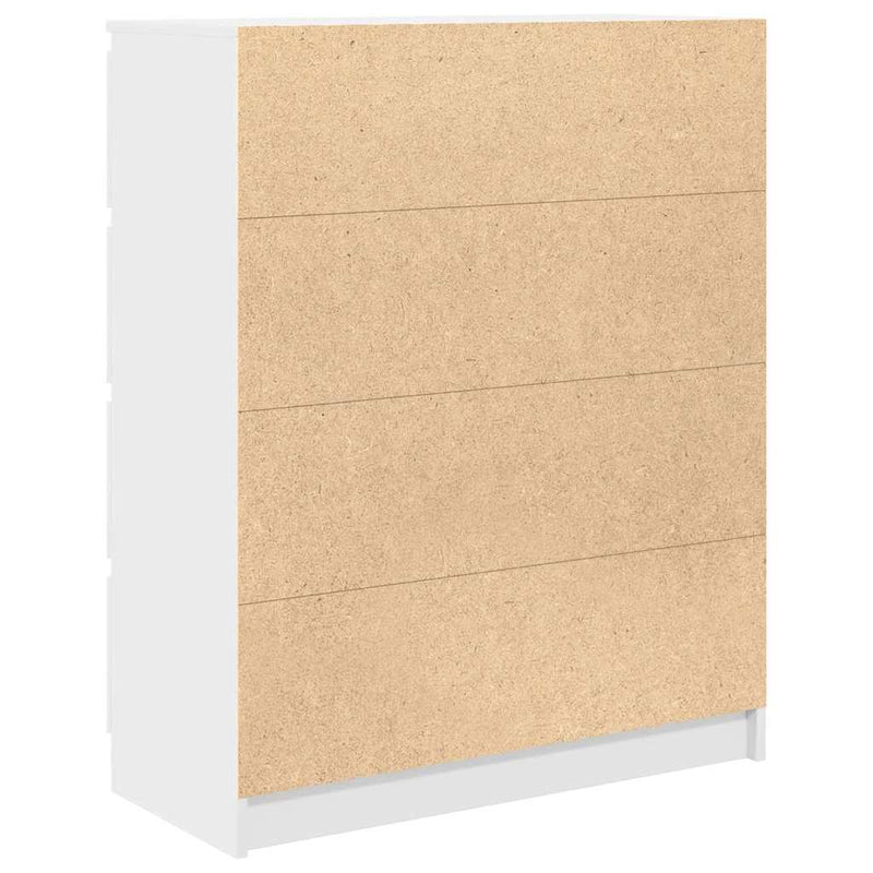 vidaXL fehér szerelt fa tálalószekrény 80x35x99 cm