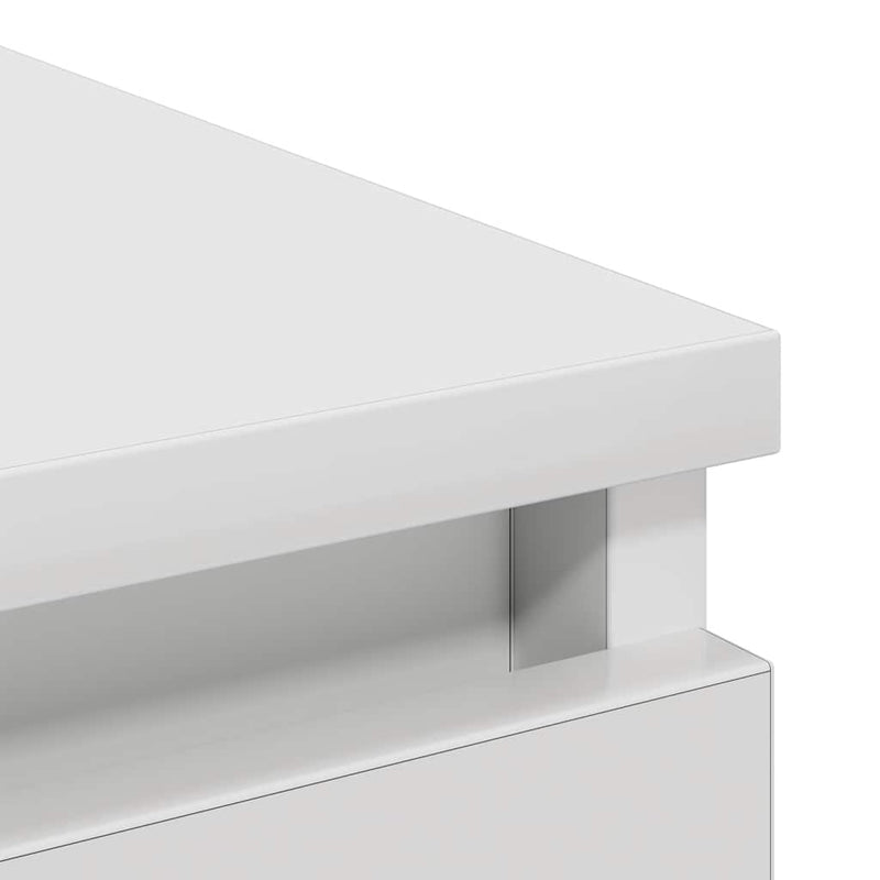 vidaXL fehér szerelt fa tálalószekrény 80x35x99 cm