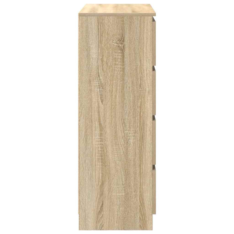 vidaXL sonoma tölgy színű szerelt fa tálalóasztal 80x35x99 cm