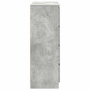 vidaXL betonszürke szerelt fa tálalószekrény 80x35x99 cm