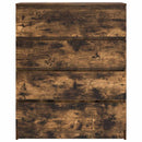 vidaXL füstös tölgy színű szerelt fa tálalószekrény 80x35x99 cm