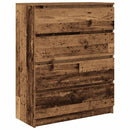 vidaXL antik fa színű szerelt fa tálalószekrény 80x35x99 cm