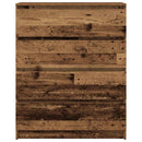 vidaXL antik fa színű szerelt fa tálalószekrény 80x35x99 cm