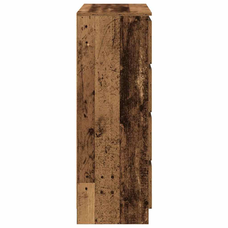 vidaXL antik fa színű szerelt fa tálalószekrény 80x35x99 cm