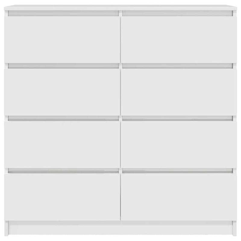 vidaXL fehér szerelt fa tálalóasztal 100x35x99 cm