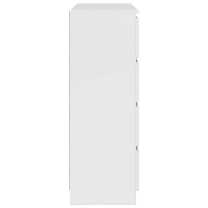 vidaXL fehér szerelt fa tálalóasztal 100x35x99 cm