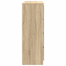 vidaXL sonoma tölgy színű szerelt fa tálalóasztal 100x35x99 cm