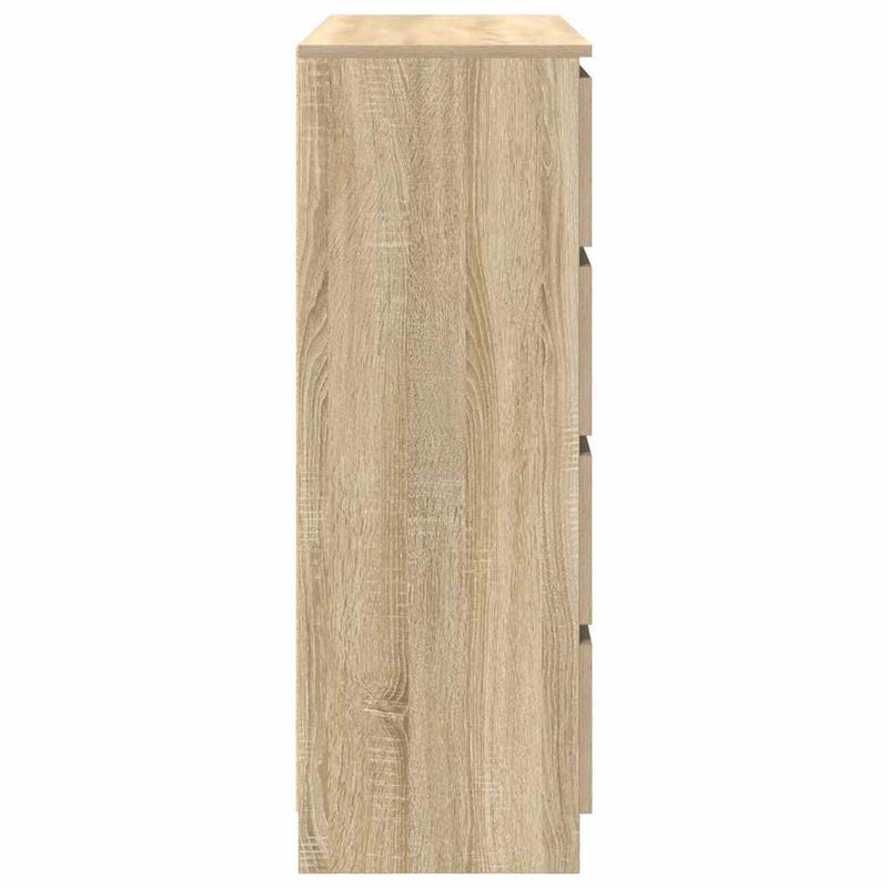 vidaXL sonoma tölgy színű szerelt fa tálalóasztal 100x35x99 cm