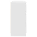 vidaXL fehér szerelt fa tálalószekrény 100x35x76 cm