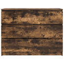 vidaXL sonoma tölgy színű szerelt fa tálalószekrény 100x35x76 cm