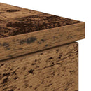 vidaXL Asztal fiókkal polcokkal Régi fa 140 x 49 x 76 cm Faanyag