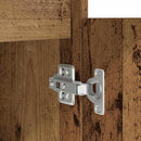 vidaXL Asztal fiókkal polcokkal Régi fa 140 x 49 x 76 cm Faanyag