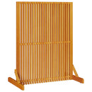 vidaXL Magánszféra Képernyő Barna 79,5 x 50 x 110 cm Tömör Akácfa
