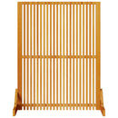 vidaXL Magánszféra Képernyő Barna 79,5 x 50 x 110 cm Tömör Akácfa