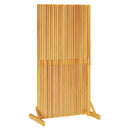 vidaXL Magánszféra Képernyő Barna 79,5 x 50 x 150 cm Tömör Akácfa