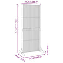 vidaXL tömör akácfa adatvédelmi paraván beltéri/kültéri 180,5 cm