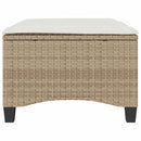 vidaXL 2 db bézs polirattan kerti székek párnákkal 55x55x36 cm