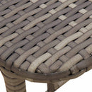 vidaXL szürke polyrattan összecsukható kerti asztal 90x51x75 cm