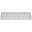 vidaXL Csirkefuttató 2,5x10x2,25 m horganyzott acél