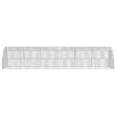 vidaXL Csirkefuttató 2,5x12x2,25 m horganyzott acél