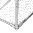 vidaXL Csirkekifutó tetővel 2,5x6x2,25 m horganyzott acél