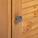 vidaXL Fürdőszoba bútor szett polcokkal VIGO 2 pcs Barna és Méz barna