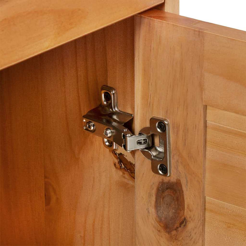 vidaXL Fürdőszoba bútor szett fiókkal VIGO 2 pcs Barna és Méz barna