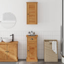 vidaXL Fürdőszoba Székény VIGO 2 db Barna és Mézbarna 37 x 34 x 80 cm
