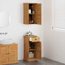 vidaXL Fürdőszoba Székény VIGO 2 db Barna és Mézbarna 37 x 34 x 80 cm