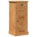 vidaXL Fürdőszoba Székény VIGO 2 db Barna és Mézbarna 37 x 34 x 80 cm