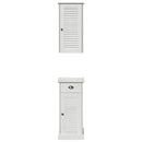 vidaXL Fürdőszoba bútor szett fiókkal VIGO 2 pcs Barna és fehér